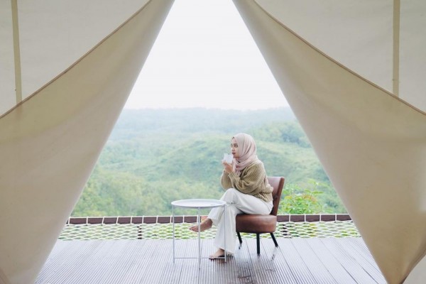 10 Potret Giri Wanara Glamping Resort, Ide Kemah Mewah di Yogyakarta
