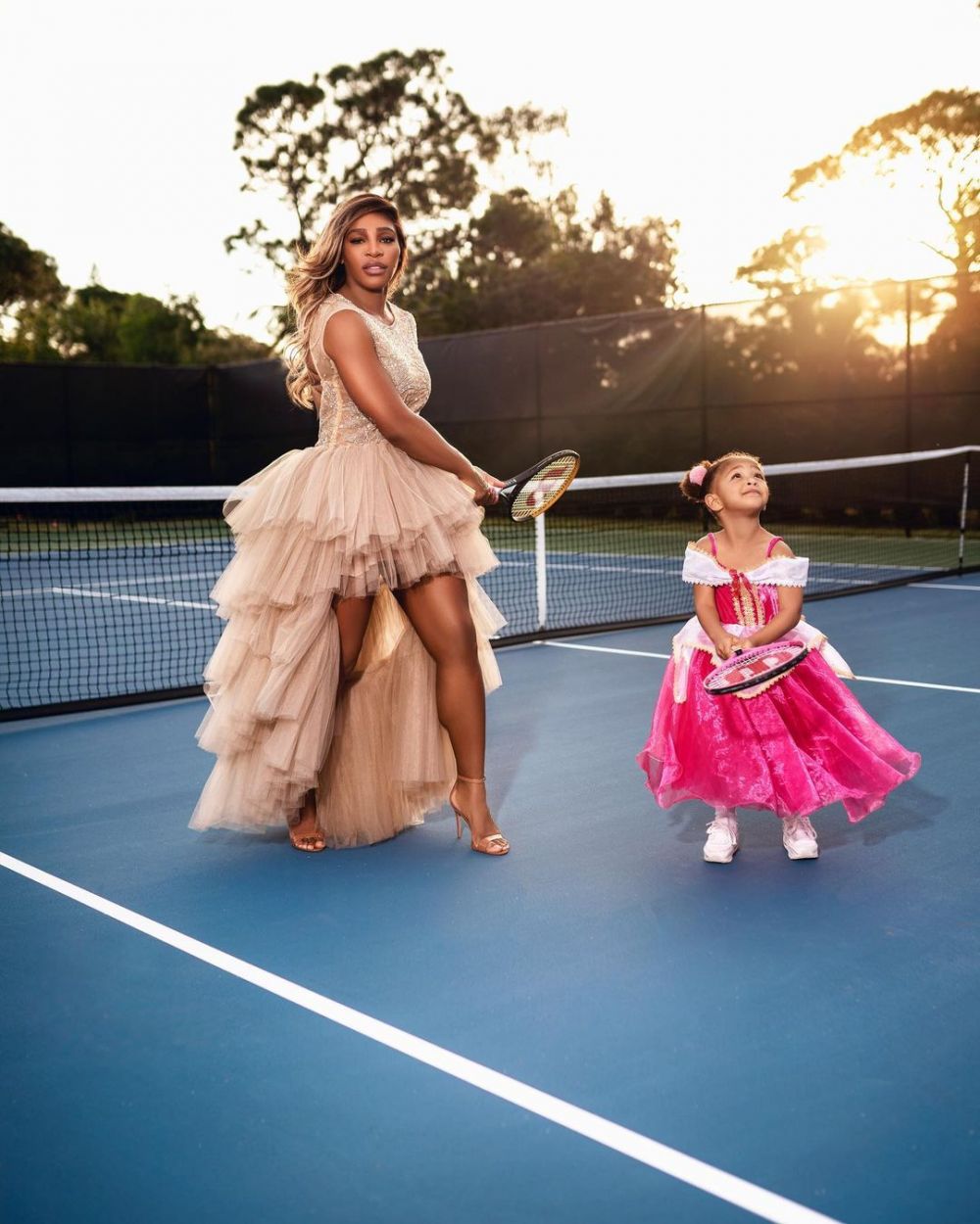 10 Potret Modis Putri Serena Williams, Sosialita Sejak Dini!