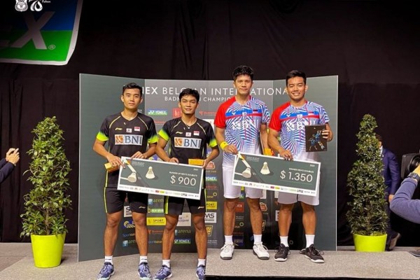 Rekap Ganda Putra Indonesia pada Babak Pertama Indonesia Open 2021