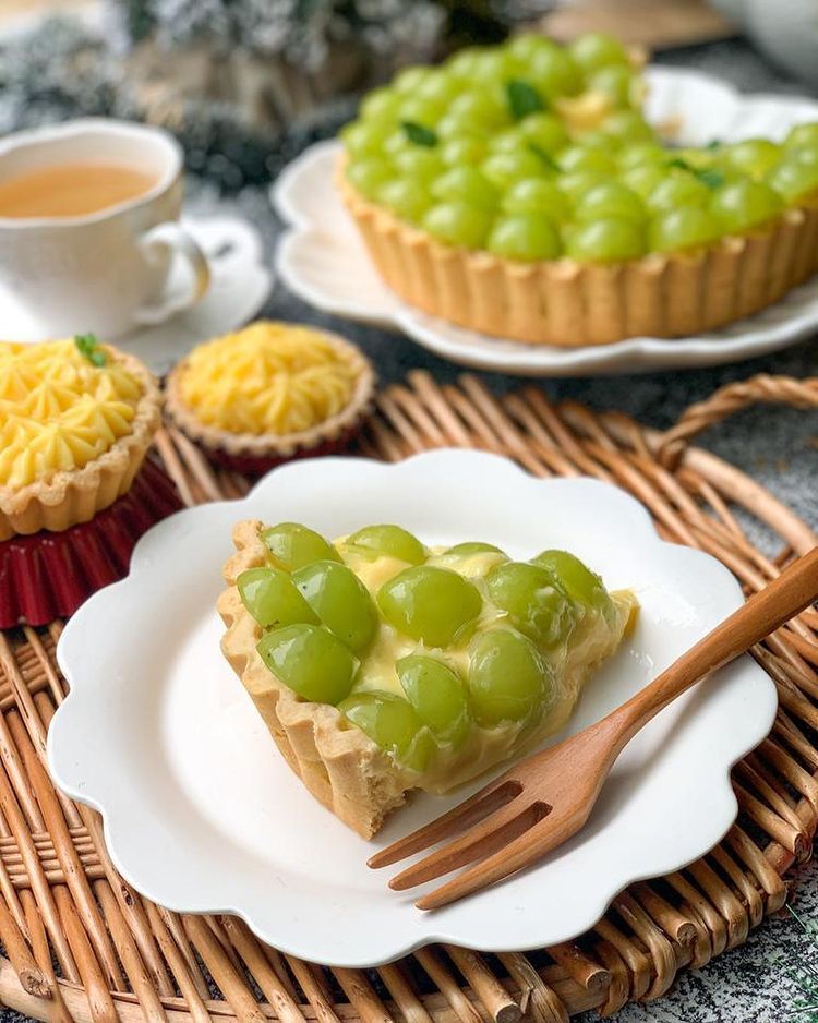 Resep Green Grape Tart, Paduan Lezat dari Segarnya Anggur dalam Kue