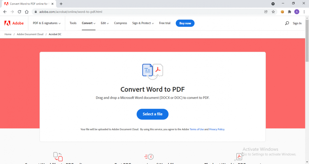 7 siti Web gratuiti per convertire documenti Word in PDF