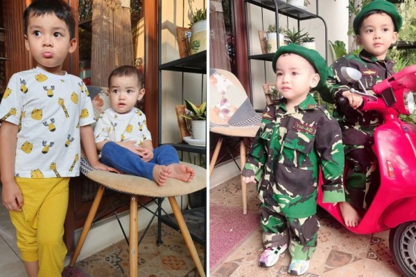 9 Potret Menggemaskan Kedua Putra Vicky Shu, Kesayangan Netizen!