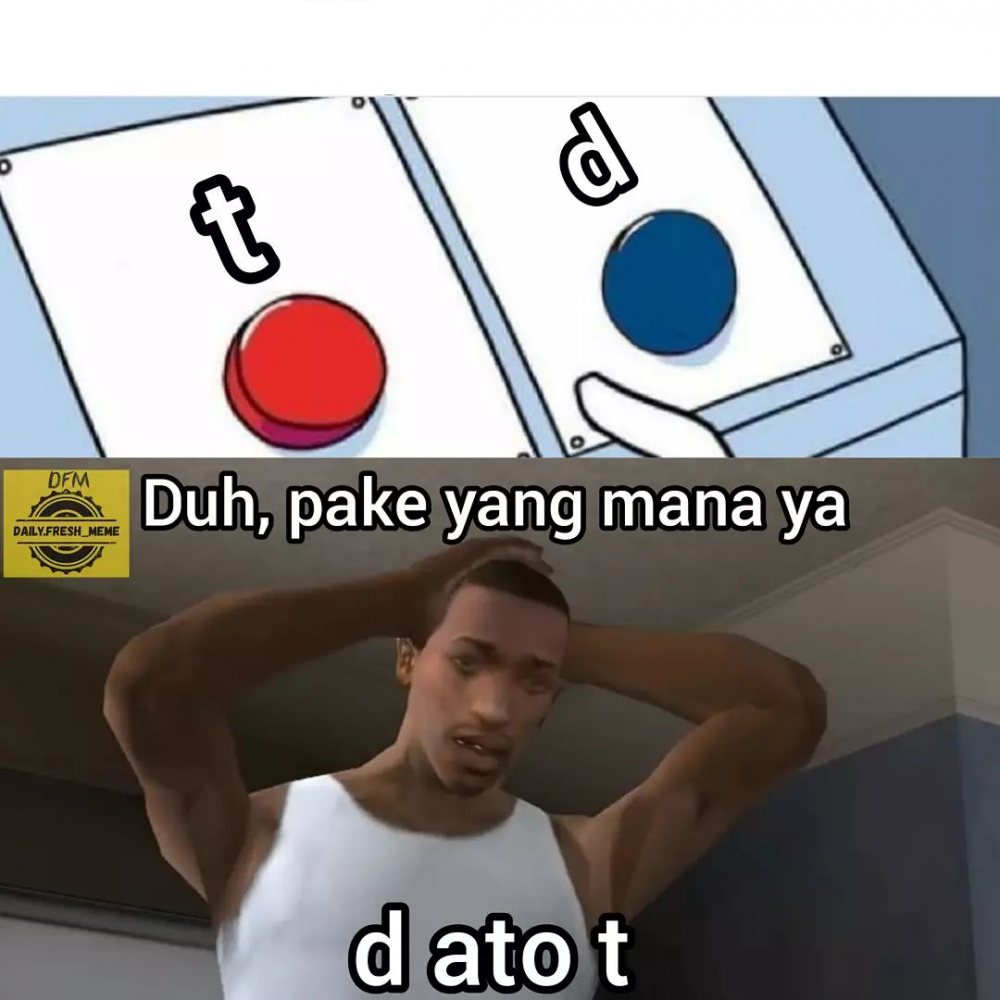 12 Meme Kocak Terjepit 2 Pilihan Bikin Bingung Dan Bengong