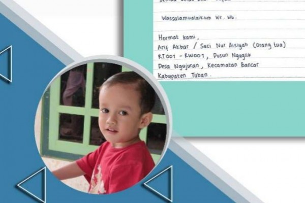 Anak dengan Nama Panjang di Tuban Dapat Akta, Begini Komentar Keluarga
