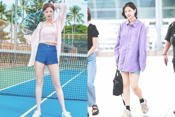 12 Padu Padan Short Pants ala Jeongyeon Twice, Trendi dan Effortless!