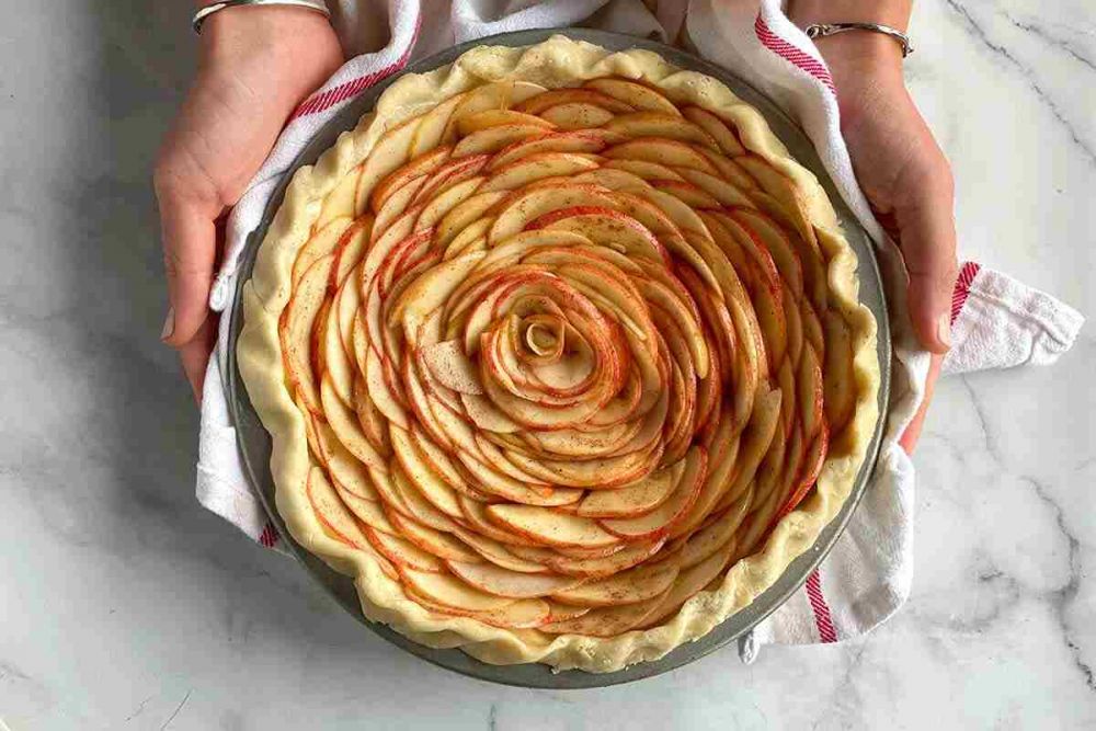 Resep Rose Apple Pie yang Sehat dan Gampang Banget, Cuma 15 Menit!