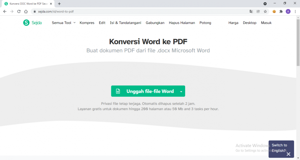 7 siti Web gratuiti per convertire documenti Word in PDF