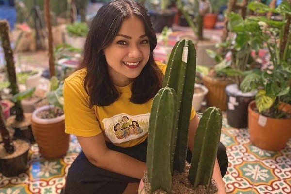 10 Potret Koleksi Tanaman Kaktus Kebunna Milik Nirina Zubir