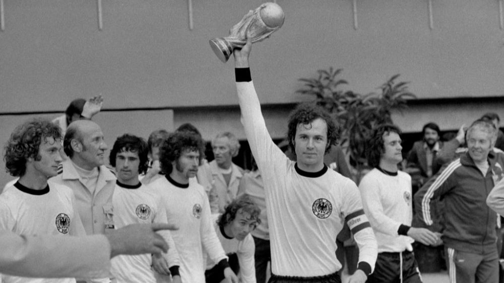 1974 7. Франц Беккенбауэр ЧМ 1974. Beckenbauer 1986.