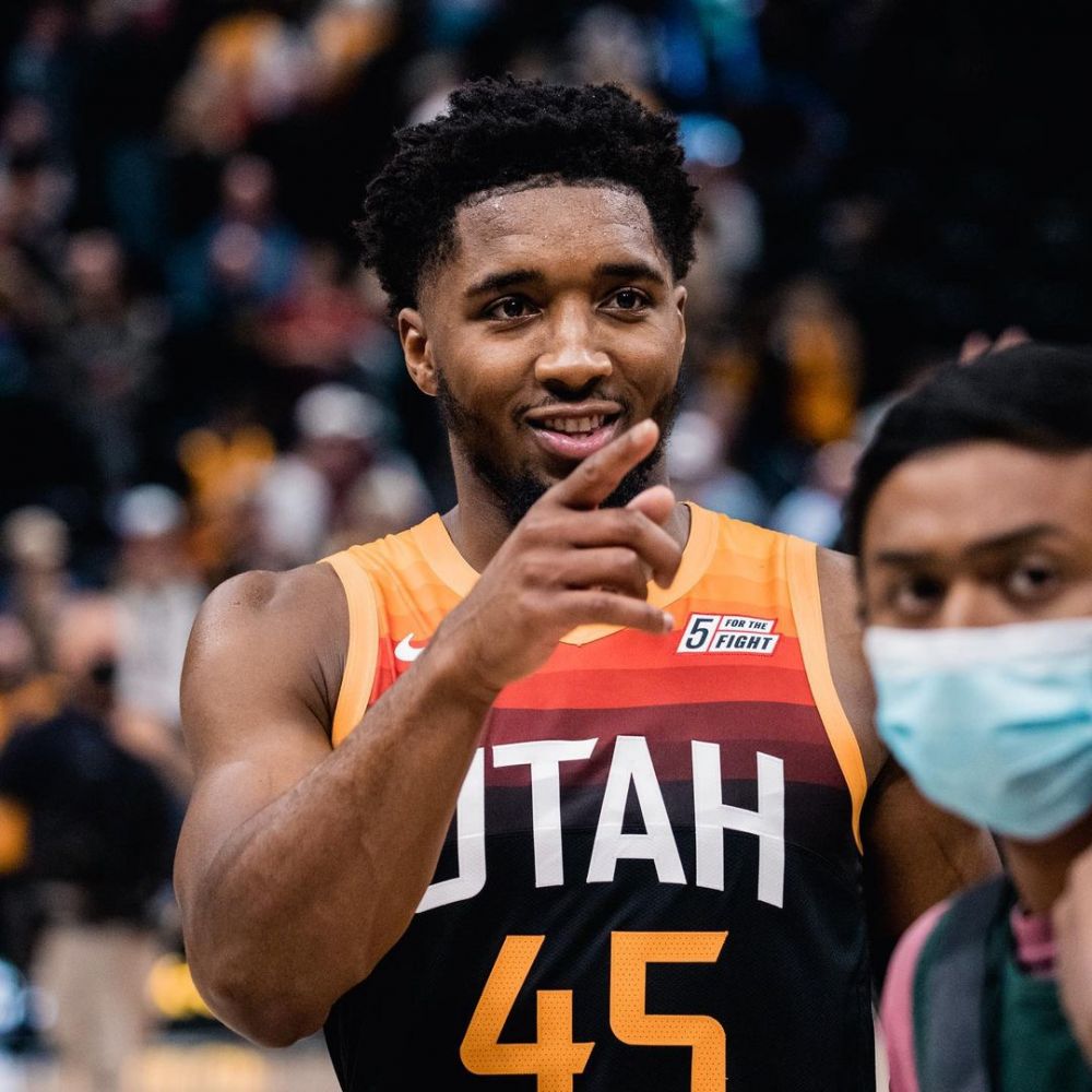 10 Potret Donovan Mitchell, Shooting Guard Atletis Utah Jazz