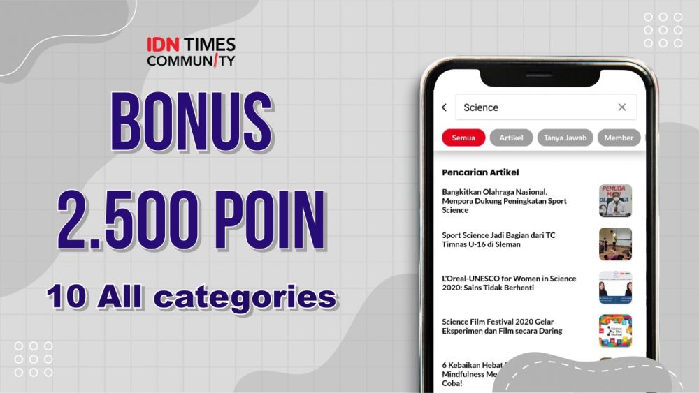 Kumpulan Bonus Poin IDN Times Community Januari 2022 