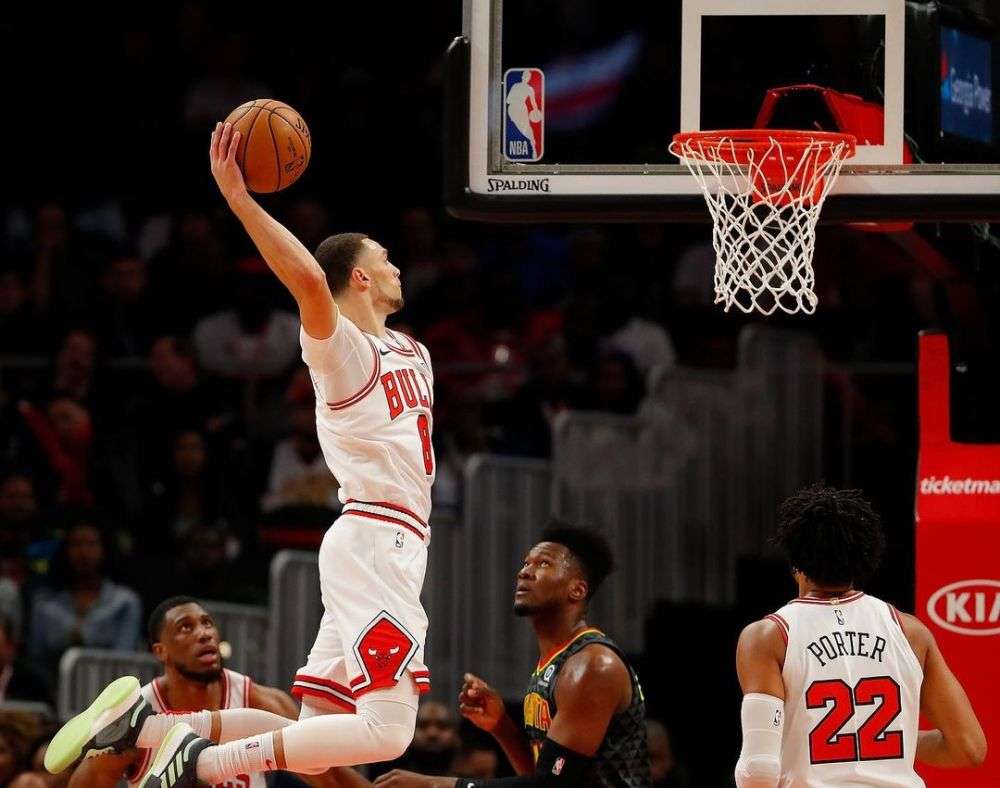 10 Potret Zach Lavine, Pebasket Chicago Bulls Yang Melejit