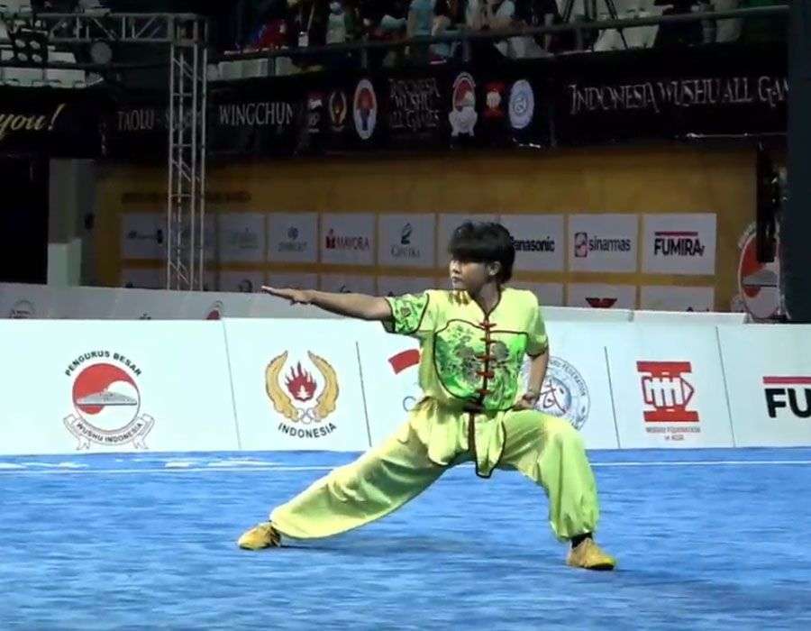 11 Potret Atlet Wushu Bali Di Hari Pertama Indonesia Wushu