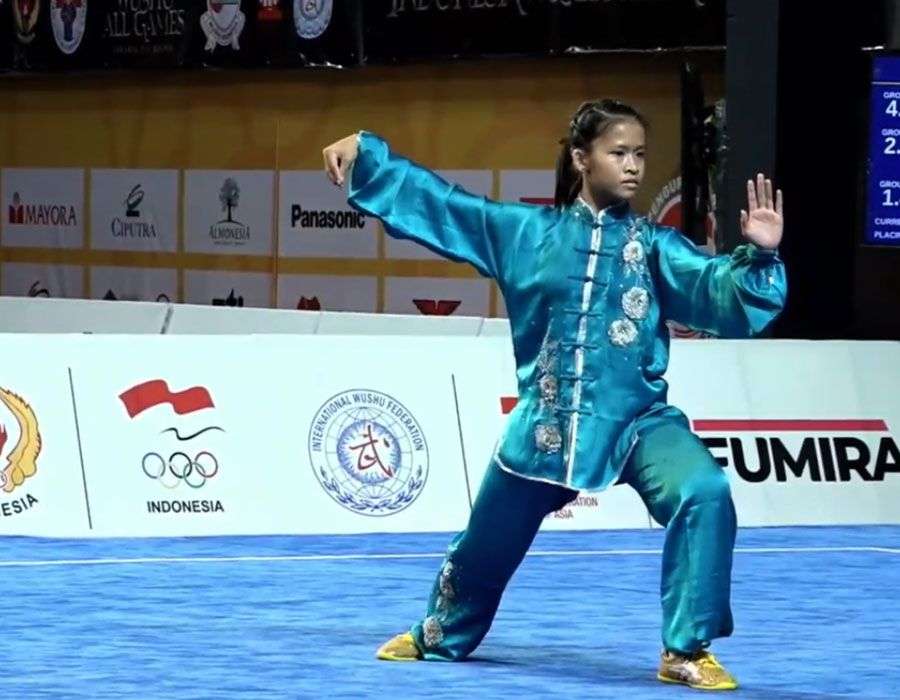 11 Potret Atlet Wushu Bali Di Hari Pertama Indonesia Wushu