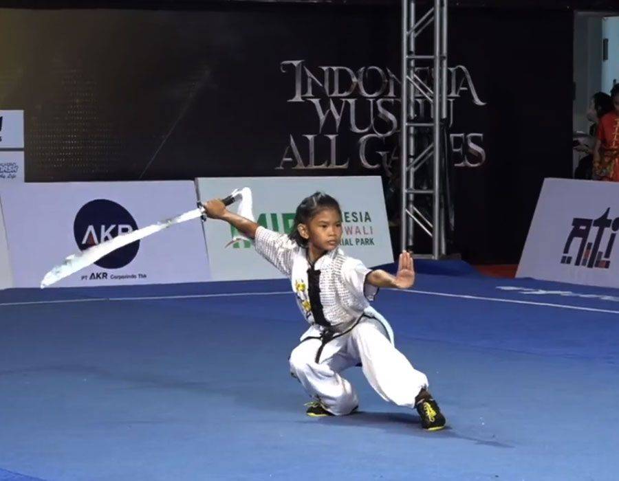 11 Potret Atlet Wushu Bali Di Hari Pertama Indonesia Wushu