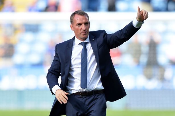 potret Brendan Rodgers bersama Leicester City (footballcoin.io)