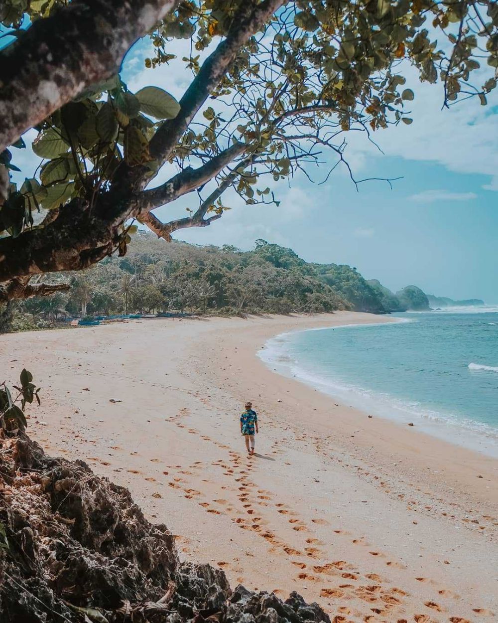 Pantai dengan Garis Pantai Terpanjang di Malang Bikin Takjub