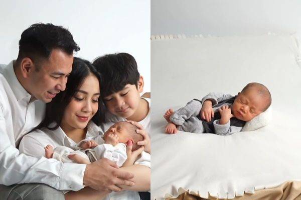 Pemotretan Newborn Rayyanza Malik Ahmad, Jadi Baby Baby Boss