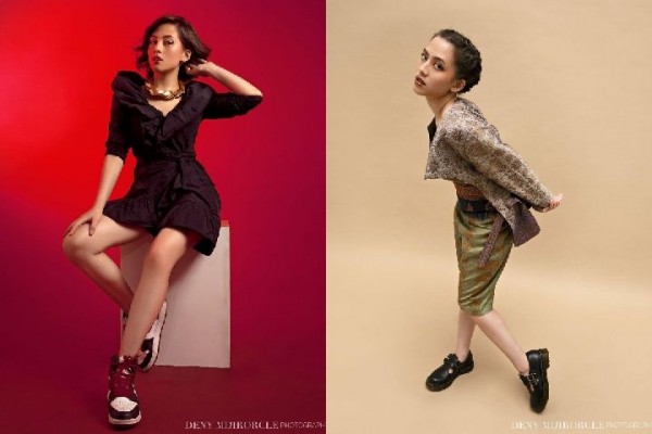 10 Gaya Pemotretan Adhisty Zara dalam Berbagai Tema, Badass!