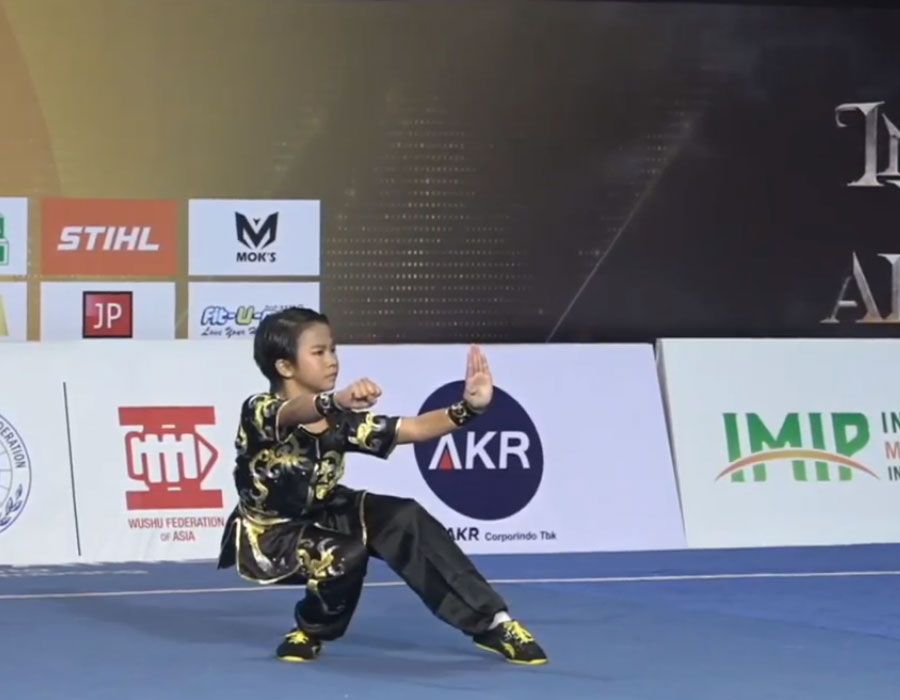 Atlet Wushu Bali Raih Medali Emas Pertama di Indonesia Wushu All Games