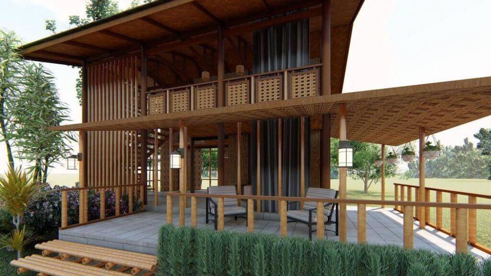 Gak Kalah Memesona 5 Inspirasi Desain Rumah Dari Bambu