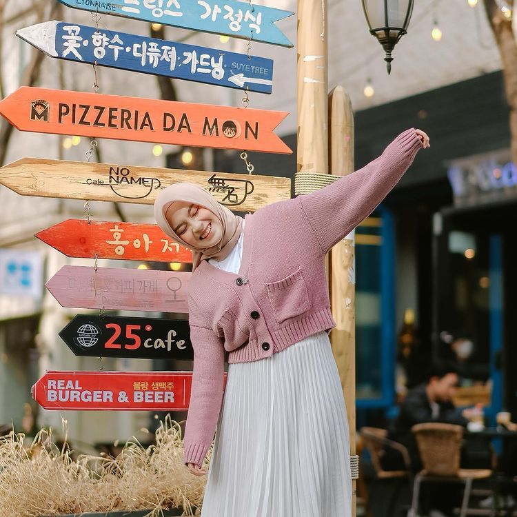 12 Inspirasi Busana OOTD Korean Style ala Bianca Kartika, Mudah Ditiru