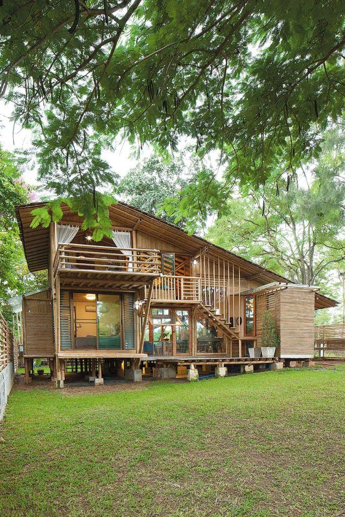 Gak Kalah Memesona, 5 Inspirasi Desain Rumah dari Bambu