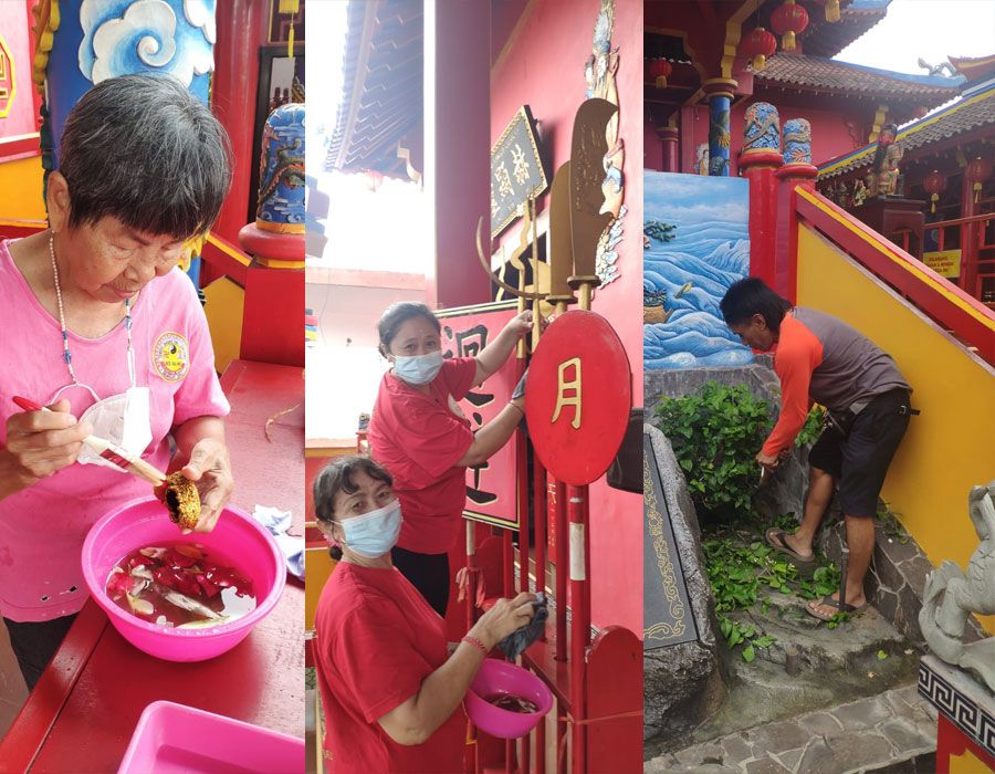 Tradisi Bersih-bersih Patung Dewa di Bali, Ada Pantangan