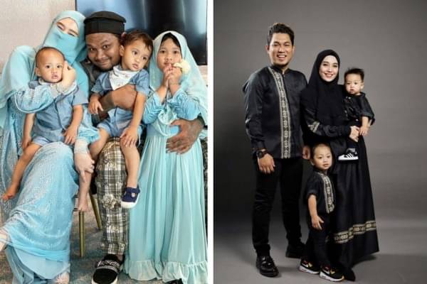 Istri Berhijab, Ini 9 Potret Bahagia Keluarga Vokalis Band