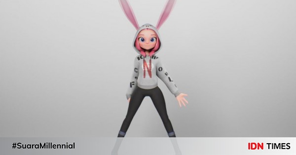 Cover Lagu APOKI, Idol KPop AI yang Identik dengan Kelinci