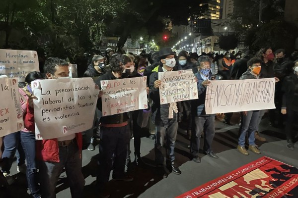 Jurnalis Meksiko Demo atas Pembunuhan Lourdes López