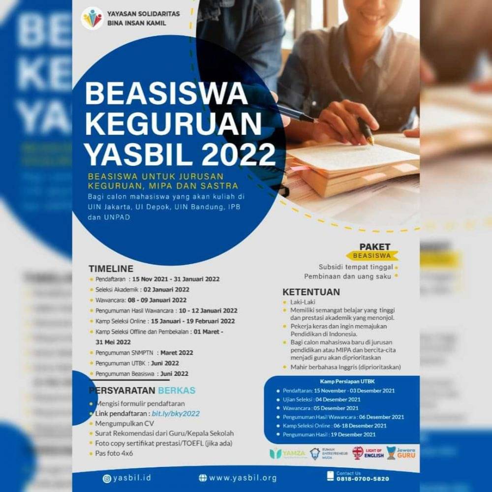 5 Beasiswa Ini Tutup Pendaftaran Hingga Januari 2022