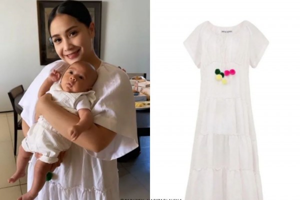 10 Harga Outfit Nagita Slavina saat Menggendong Rayyanza, Berapa?