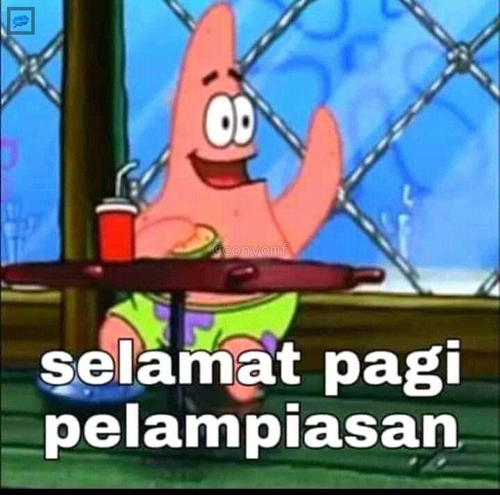10 Meme Patrick saat Bucin, Inspirasi Stiker WhatsApp, nih!