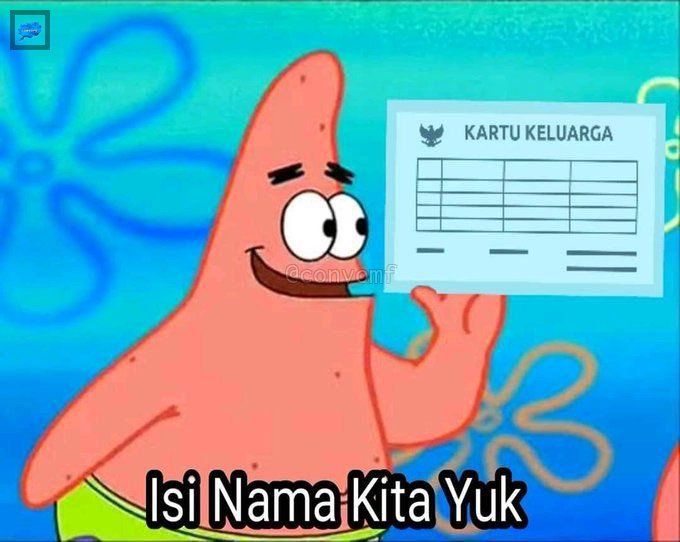 10 Meme Patrick saat Bucin, Inspirasi Stiker WhatsApp, nih!