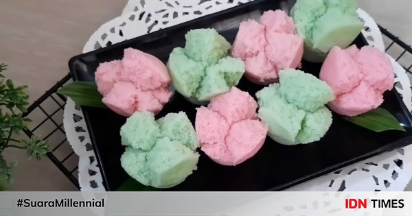 Resep Kue Mangkok Tepung Beras Yang Mekar Merekah