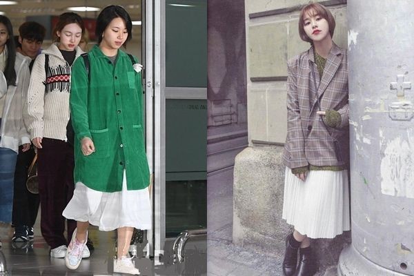 13 Rekomendasi Berbagai Model Rok ala Chaeyeong Twice, Girly