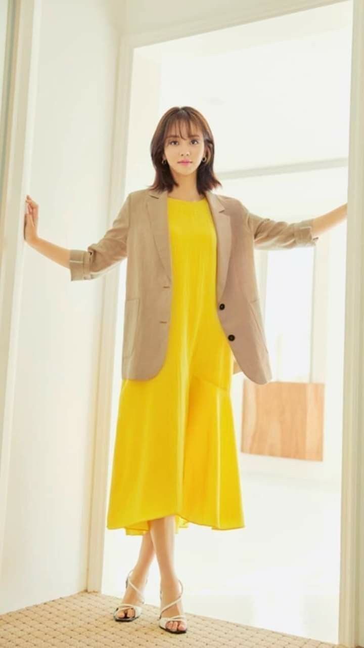 13 Berbagai Referensi Dress ala Kim So Hyun, Catchy Buat Disontek!