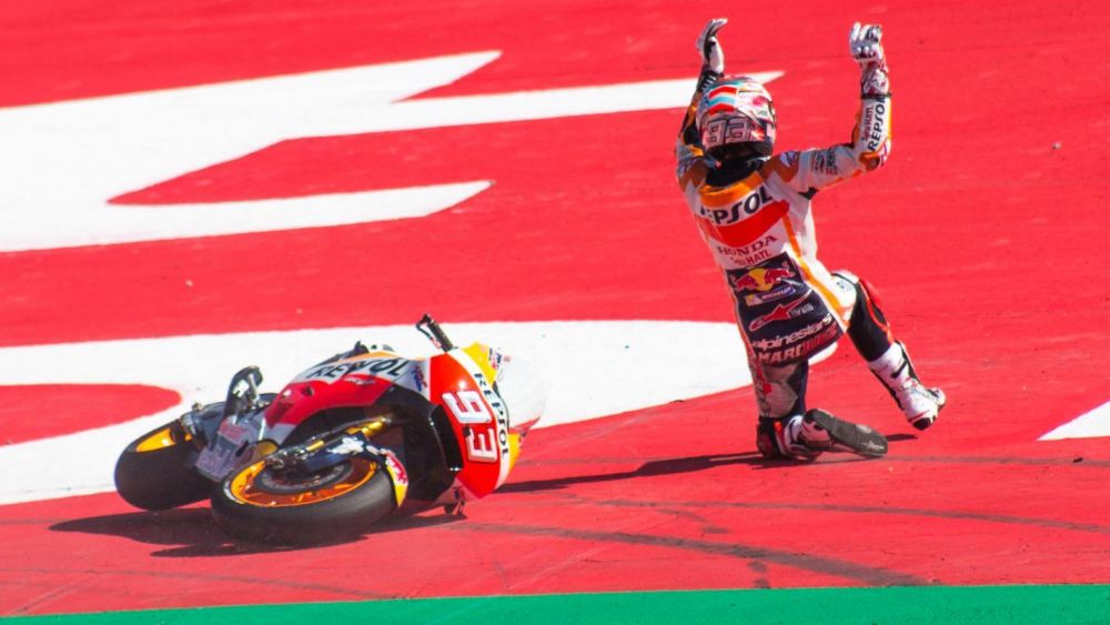 5 Kecelakaan Marc Marquez Yang Paling Mengerikan Di MotoGP