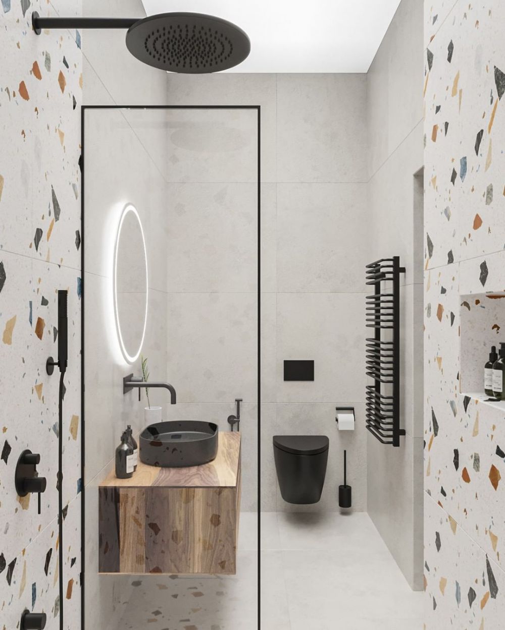 9 Limited Space Bathroom Design Inspirations, Aesthetic!