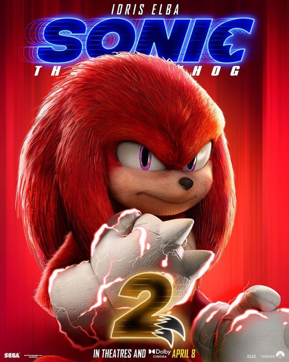 Tayang Sebentar Lagi, 9 Poster Karakter Sonic the Hedgehog 2