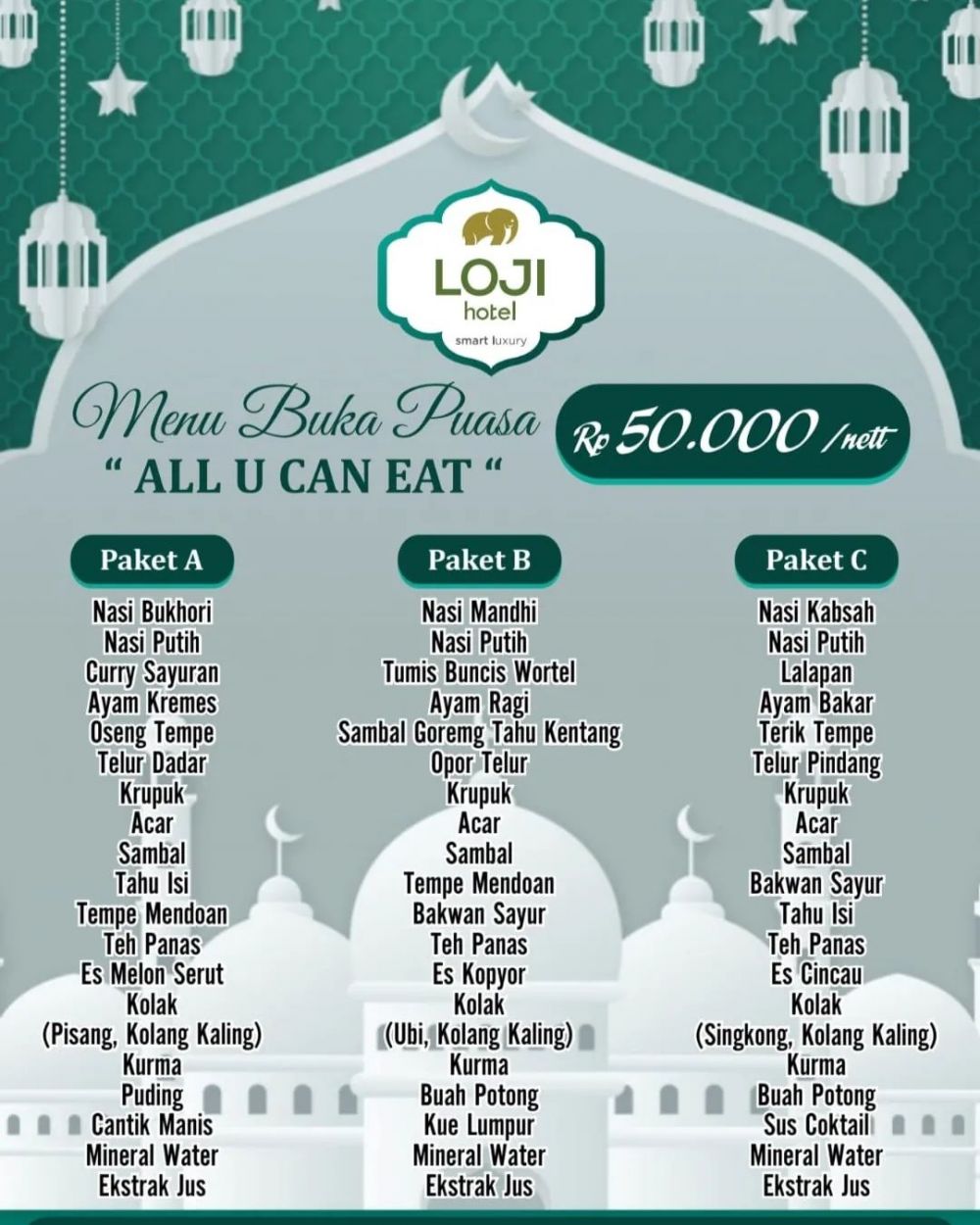 10 Promo Buka Puasa Di Hotel Solo Harga Mulai Rp35 Ribuan