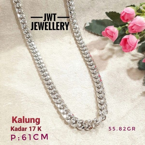 10 Kalung Emas Putih Untuk Pria Yang Recommended