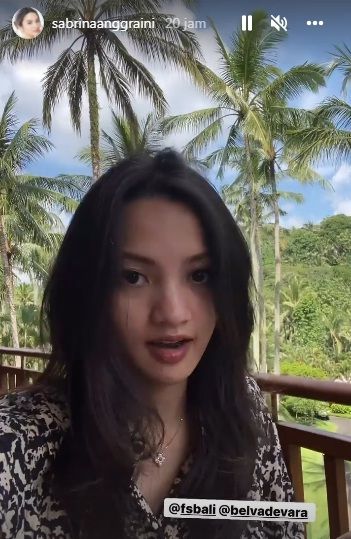 12 Potret Honeymoon Belva-Sabrina di Bali, Romantis Abis!
