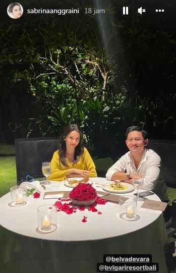 12 Potret Honeymoon Belva-Sabrina di Bali, Romantis Abis!