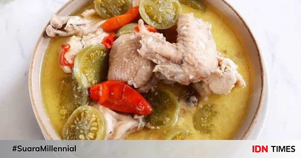 Resep Garang Asem Ayam Mudah Rasanya Gurih Dan Segar