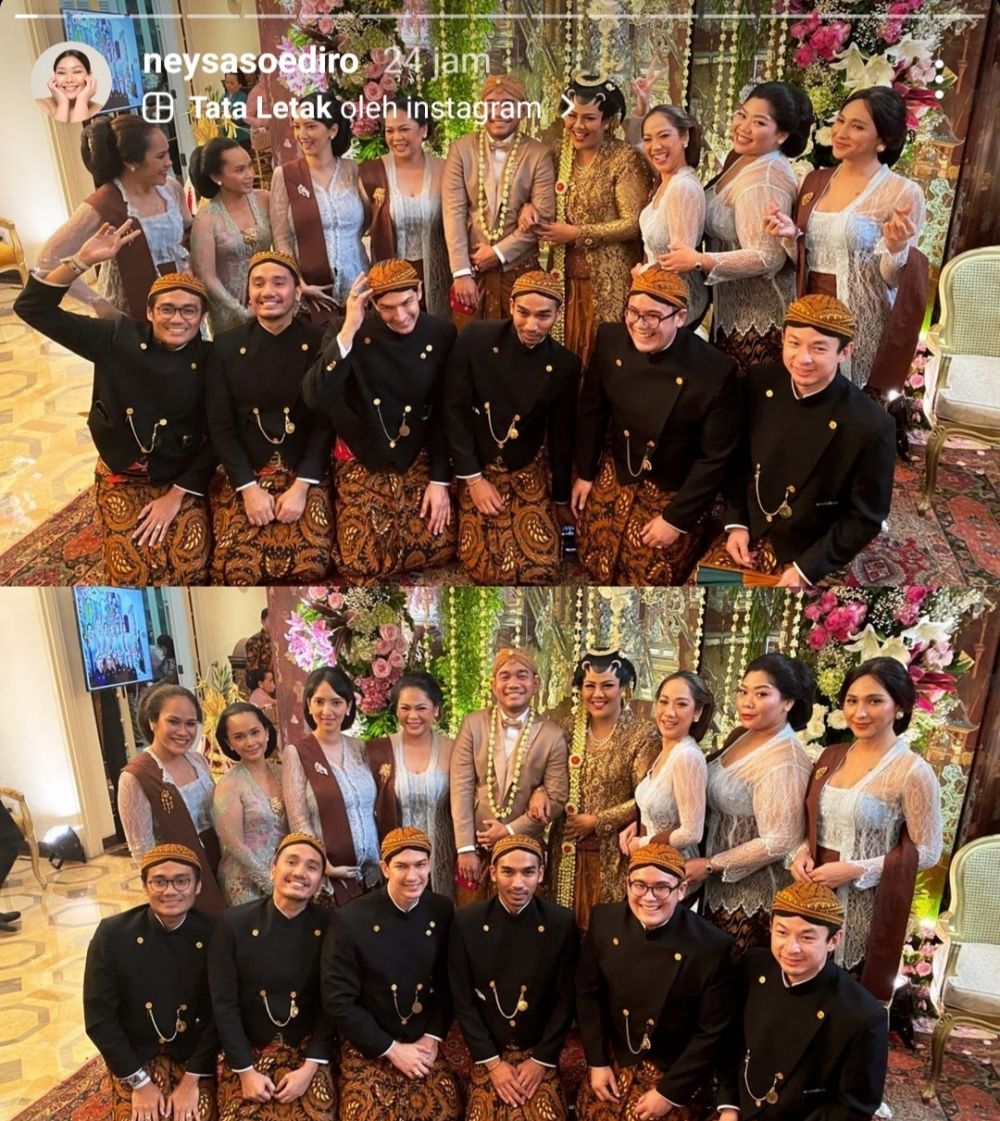 9 Potret Bunga Citra Lestari Jadi Bridesmaid, Curi Perhatian