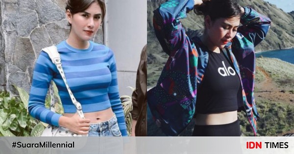 Pamer Perut Rata 10 Potret Body Goals Ala Syahnaz Sadiqah