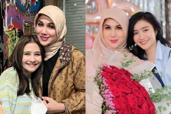 9 Potret Marini Zumarnis Bareng Artis Muda, Bukti Pesonanya Awet!