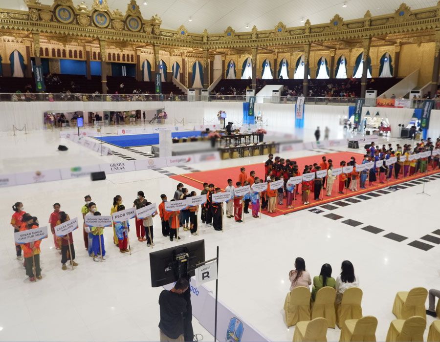 6 Potret Sasana Wushu Bali Ikut Kejuaraan di Surabaya